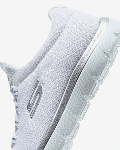 Skechers Summits Kad n Beyaz Spor Ayakkab 12980TK WSL